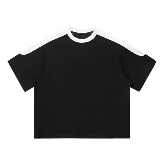 Unisex Color Block Oversized T-Shirt