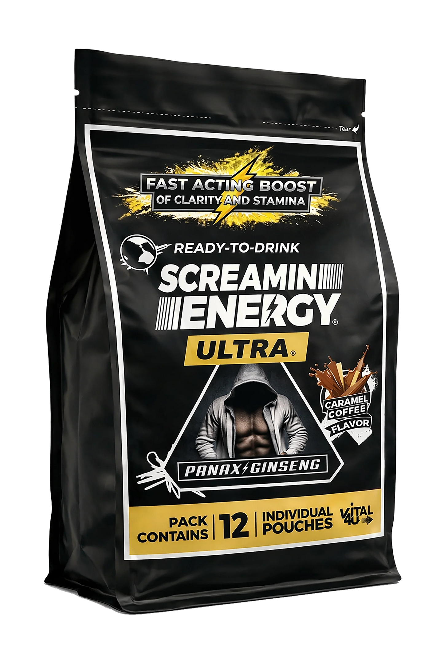 Screamin Energy Ultra Caramel Coffee