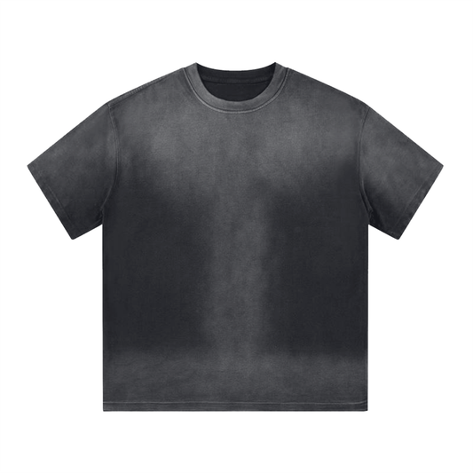 “I” Shape Gradient Washed T-Shirt