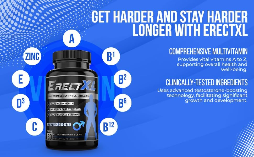 Male Enhancer + Multivitamin – Energy & Size Support